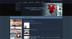 Desktop Screenshot of martinvlnka.sk